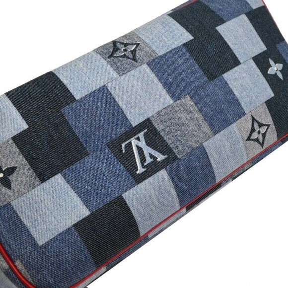 Louis Vuitton Monogram Denim Neverfull MM Shoulder Tote Bag M44981 AR5109 177612 - Picture 6 of 10